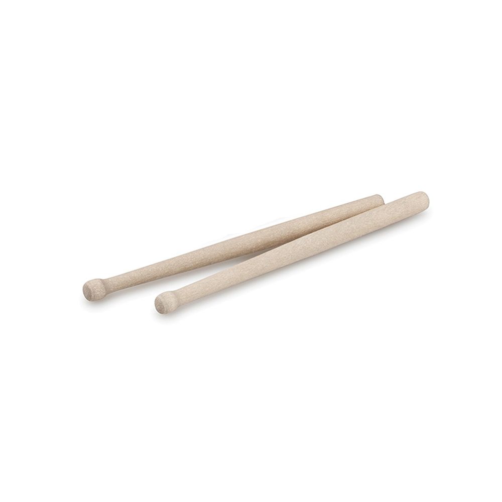 Дървено барабанче, синьо, 22 см