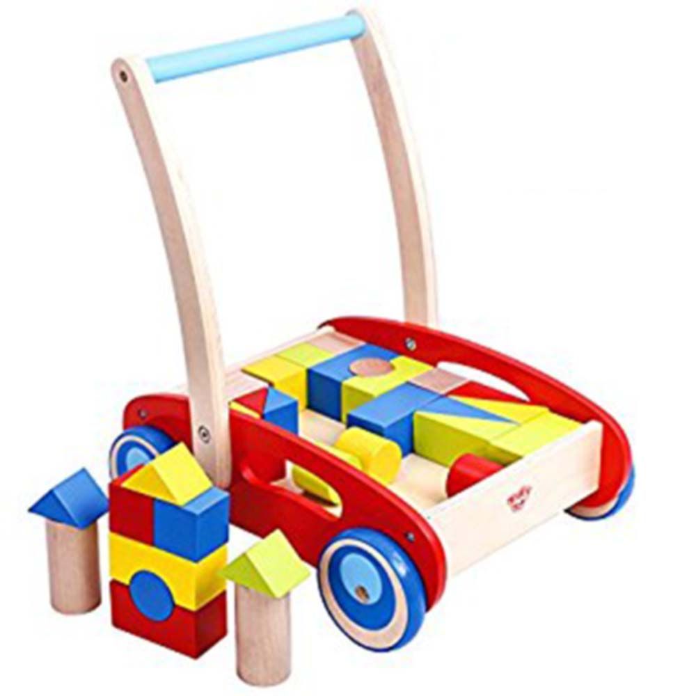 TookyToy, Дървена бебешка проходилка, 2 в 1