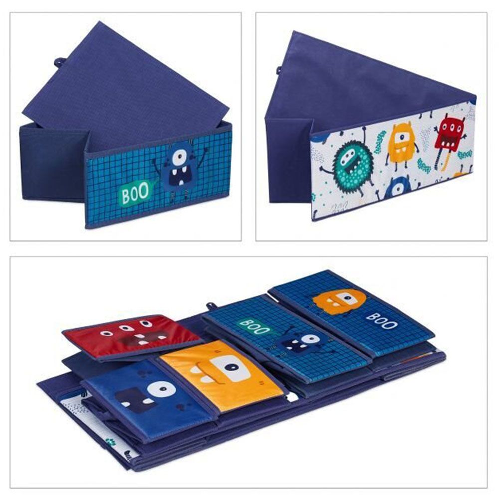 Детски стелаж-органайзер с 6 кутии, Избери чудовище!