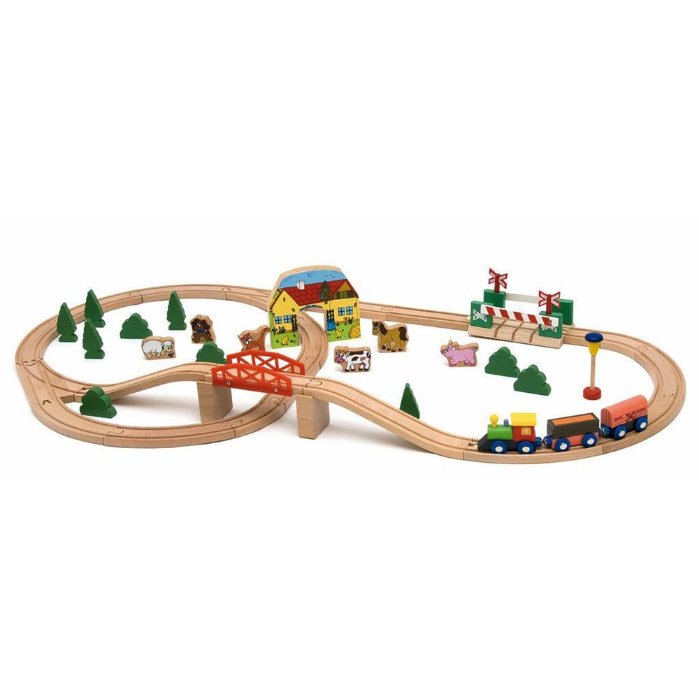 Woodyland, Дървено влакче с релси, Веселото влакче, 45 части