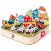 Конструктор, Град с колички, в куфар