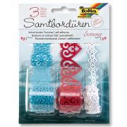 Самозалепващи кадифени дантели, Лято