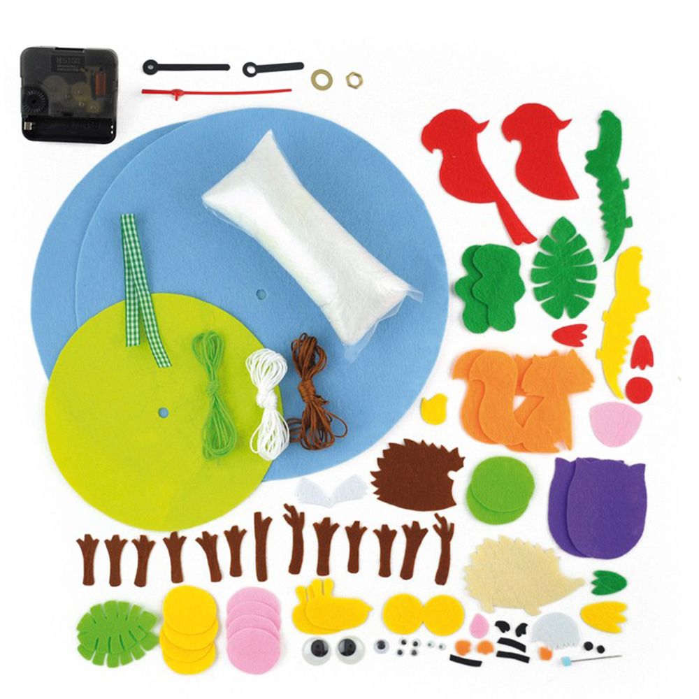 Часовник - комплект за шиене и апликация, Горски свят