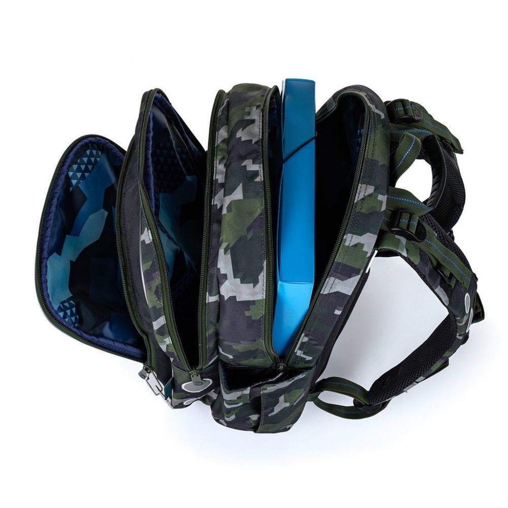 Анатомична ученическа раница, Военна база