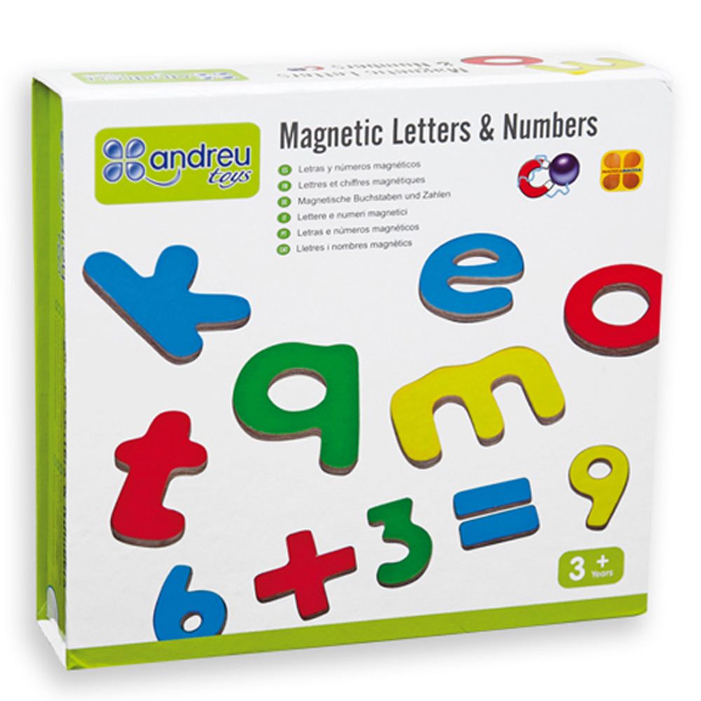 Andreu toys, Магнитни букви и цифри