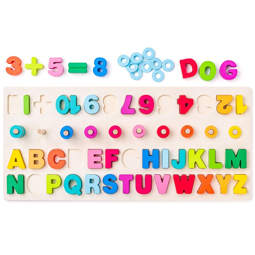 Дидактическа дъска, Букви, цифри, броене и смятане до 10