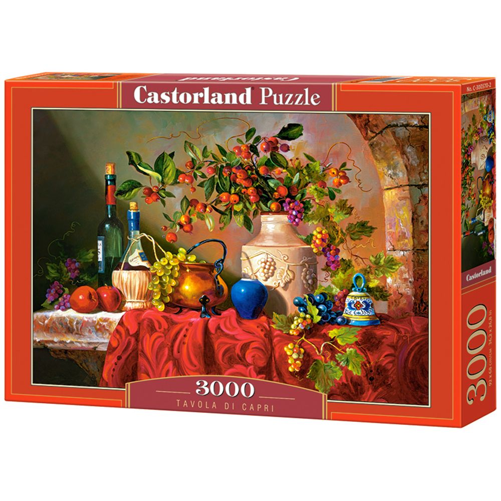 Castorland, Натюрморт от Капри, пъзел 3000 части