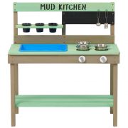 Дървена кухня за градината