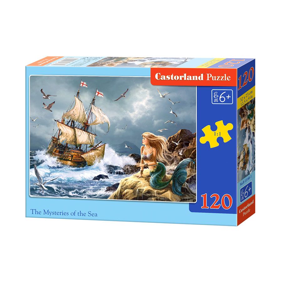 Castorland, Мистериите на морето, пъзел 120 части