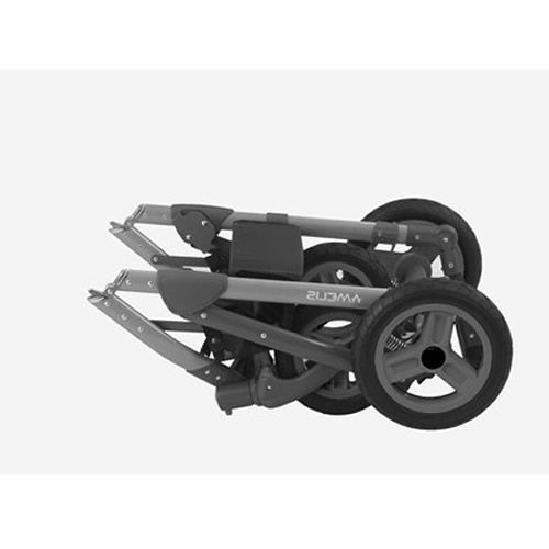 Комбинирана количка Pro 2 в 1 еко кожа, Amelis, скай