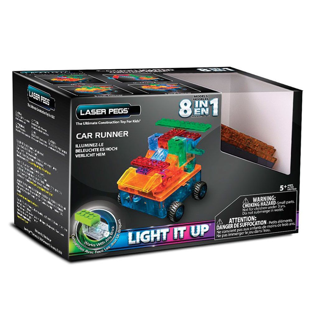 LASER PEGS, Светещ конструктор 8 в 1, Танк