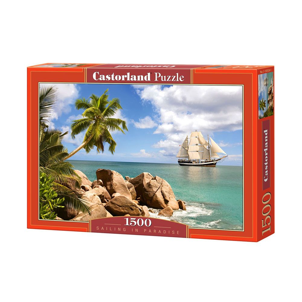 Castorland, Платноход в рая, пъзел 1500 части