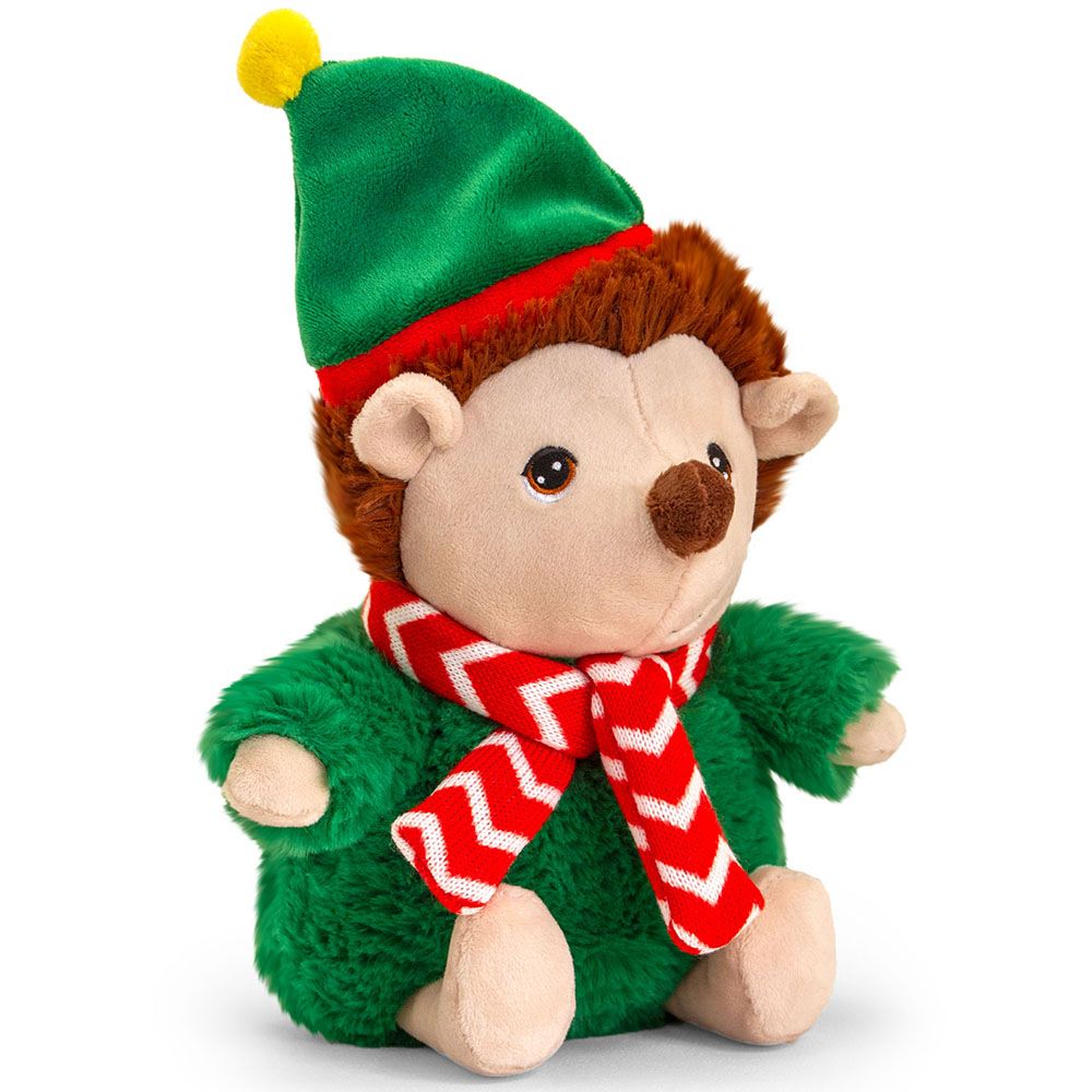 Екологична играчка, Таралежче с коледно облекло, 20 см