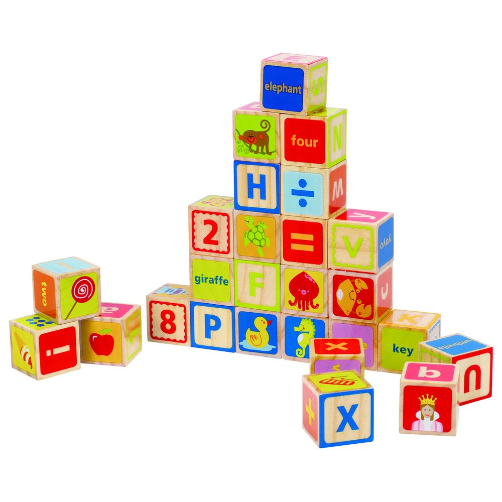 Hape, Дървени кубчета, АВС