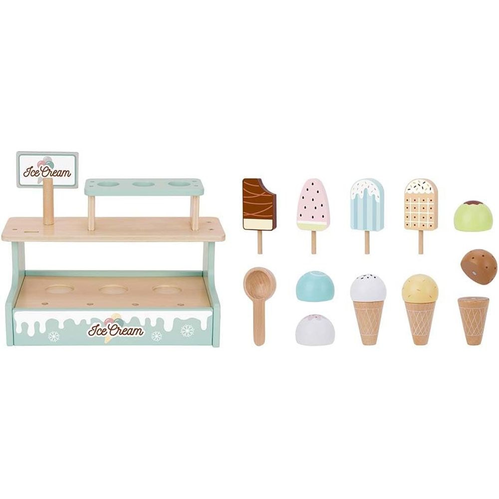 Дървен детски магазин за сладолед