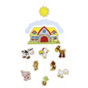 Висяща декорация за детска стая, Ферма