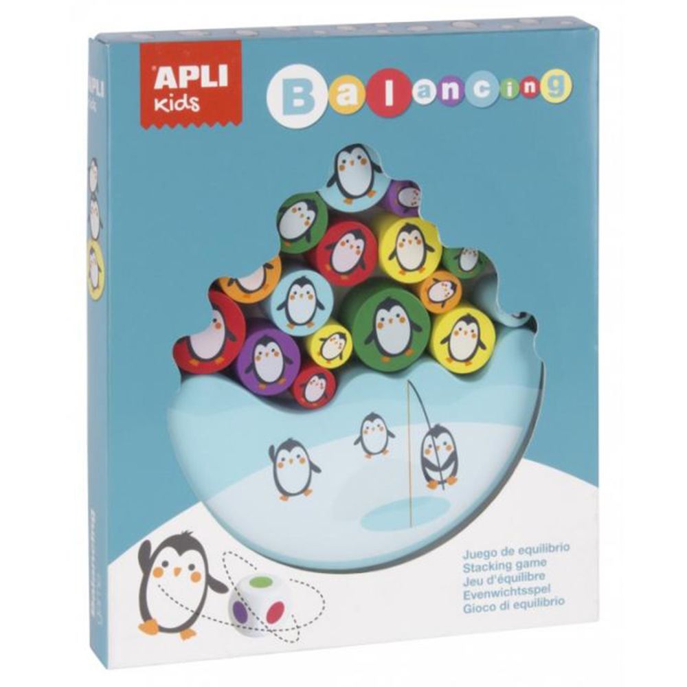 Apli kids, Дървена игра за баланс, Приключение с пингвини