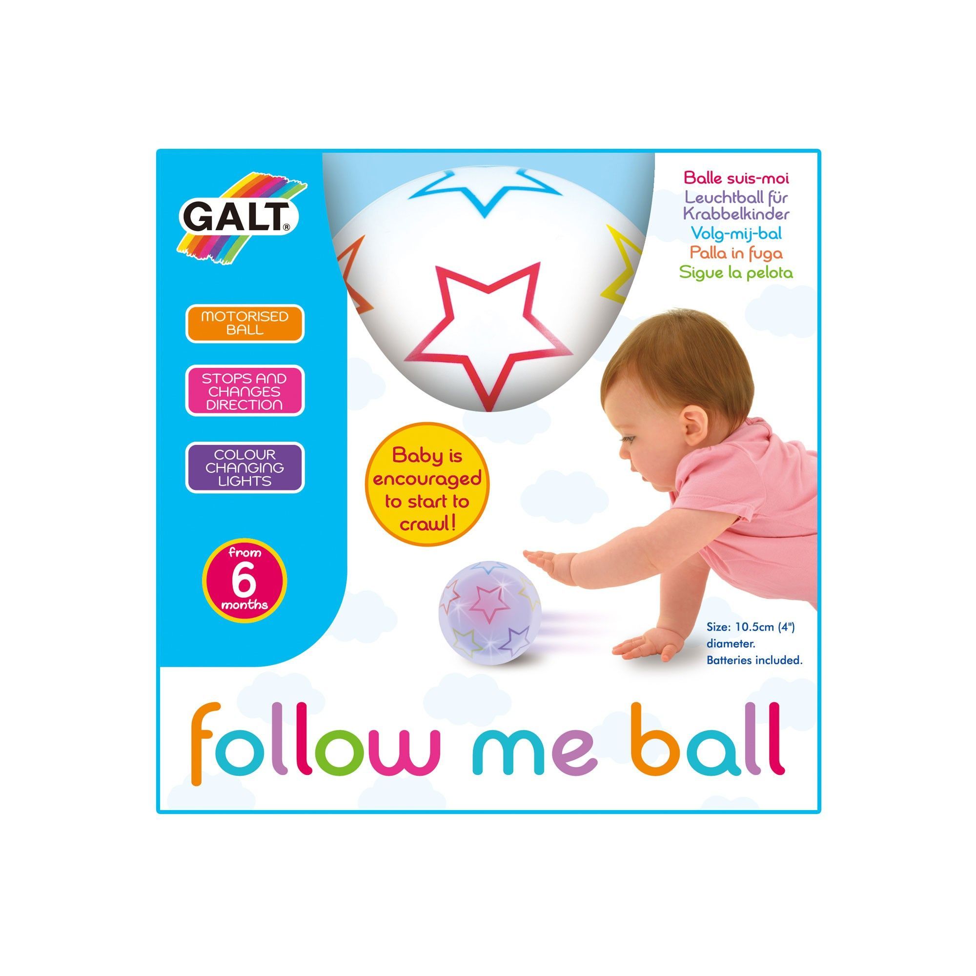 Galt Toys, Бебешка движеща се топка, Следвай ме