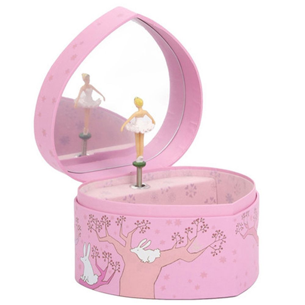 Музикална кутия сърце - Момиче на дърво