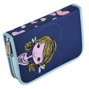 Ученически несесер с един цип, Очарователно момиче