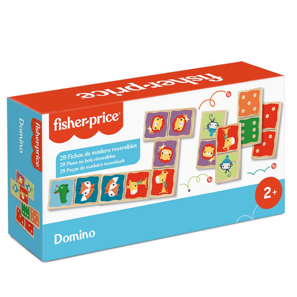 Fisher Price, Дървено домино с две лица, Животни