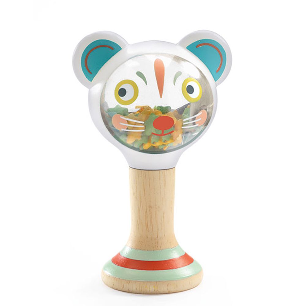 Djeco, Дървена бебешка маракаса