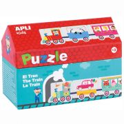 Занимателен пъзел в къщичка, Композирай влакче, 20 елемента