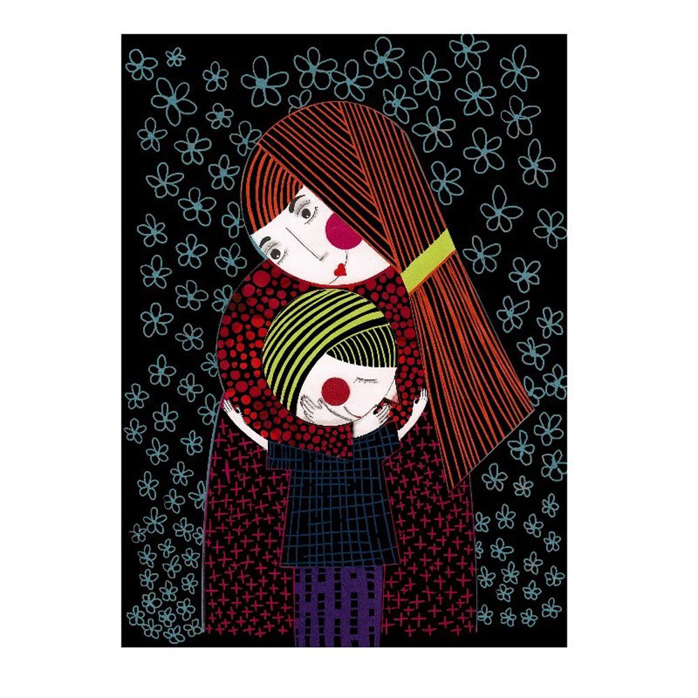 Скреч картини, Луна