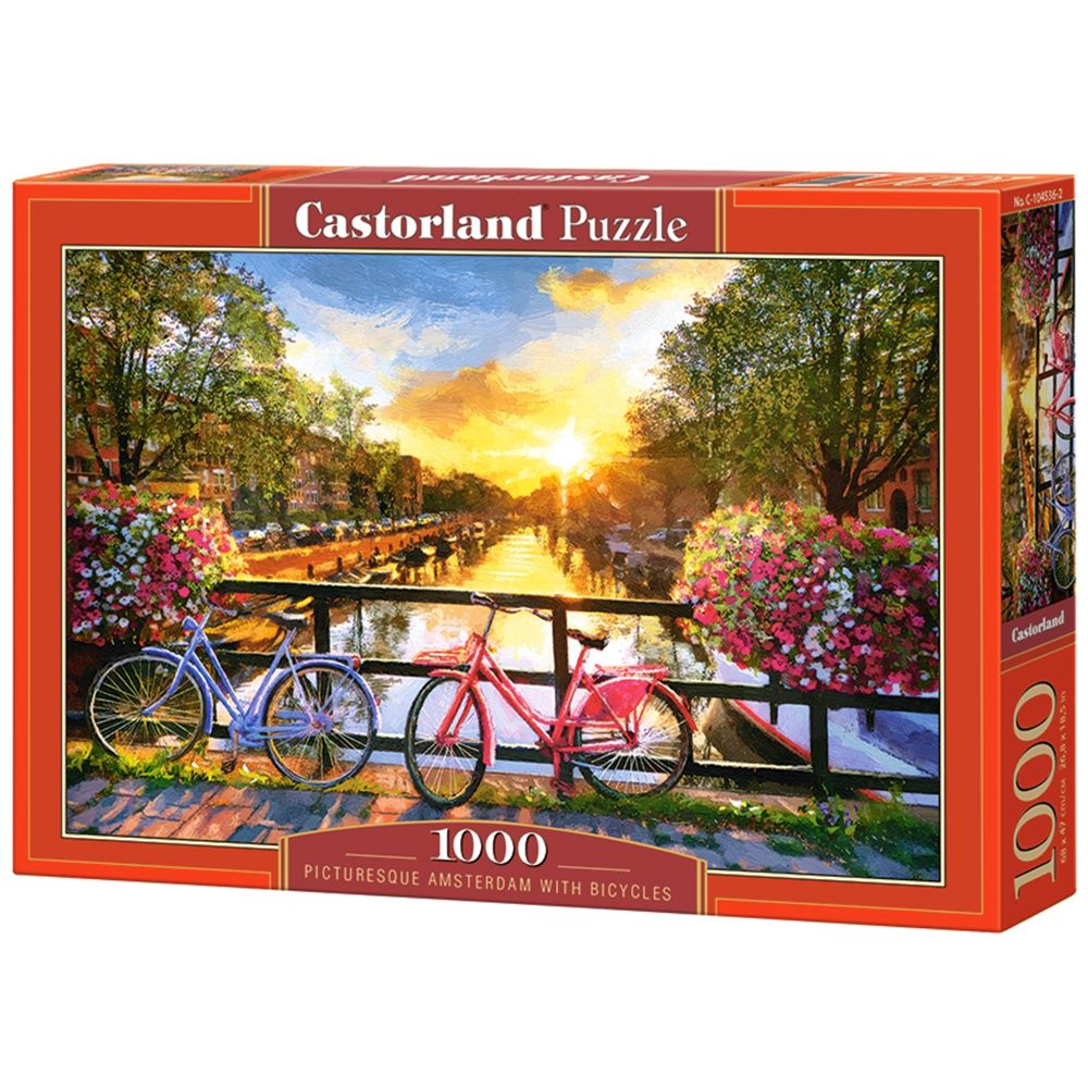 Castorland, Амстердам с велосипеди, пъзел 1000 части