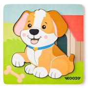 Дървен пъзел за най-малките, Куче