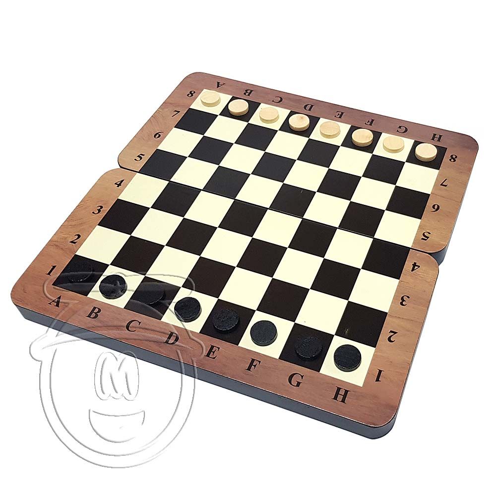 Класическа шах и табла, 3 в 1, голяма