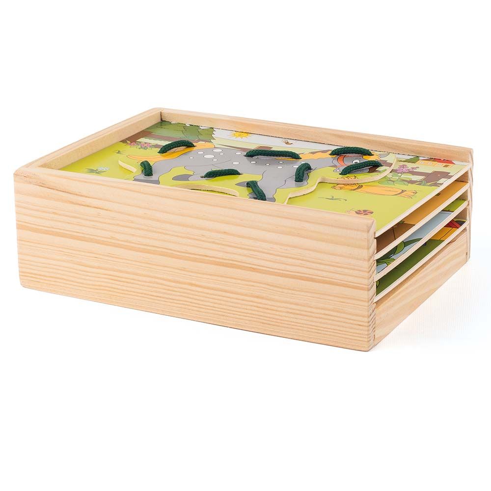 Животни за шиене в кутия