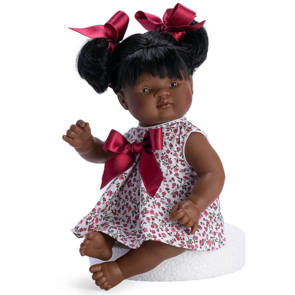 Asi, Кукла Сами, чернокожо бебе, с рокля на цветя