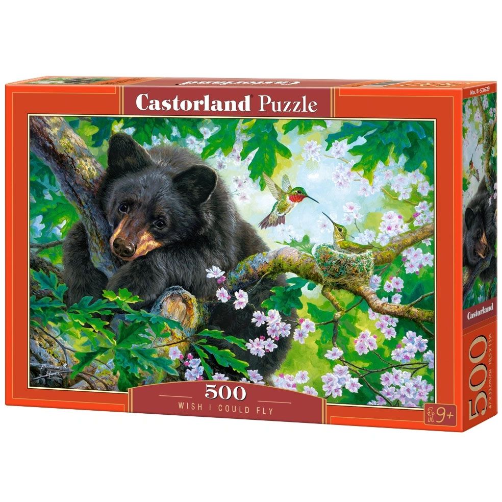 Castorland, Мече на дърво, пъзел 500 части