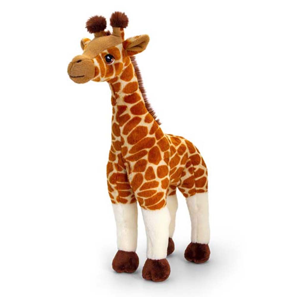 Keel Toys, Жираф, екологична плюшена играчка от серията Keeleco, 40 см