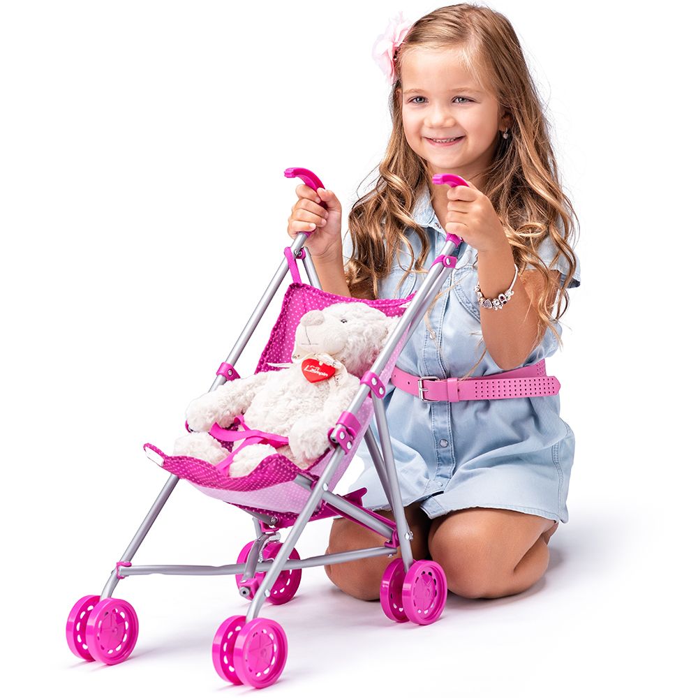 Детска количка за кукли, сгъваема, Еднорог