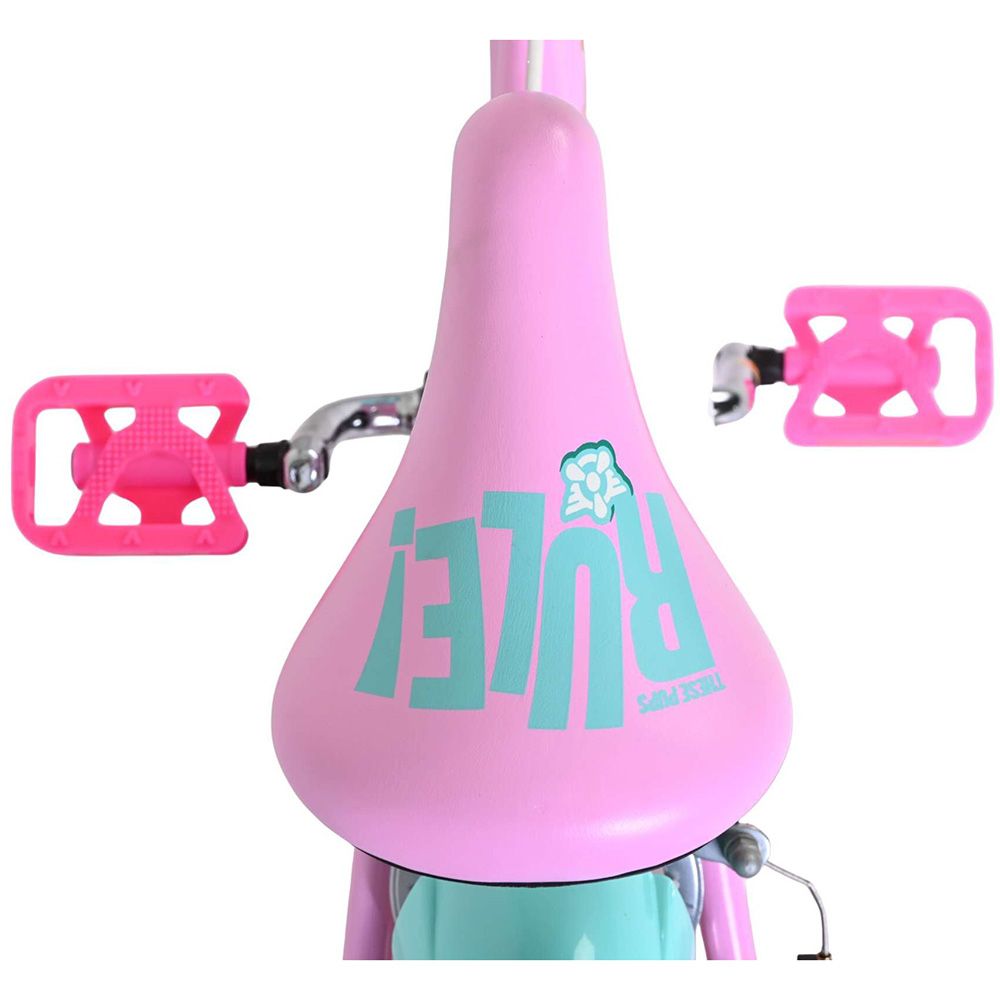 Детски велосипед с помощни колела, Paw Patrol, 12 инча, Момичета