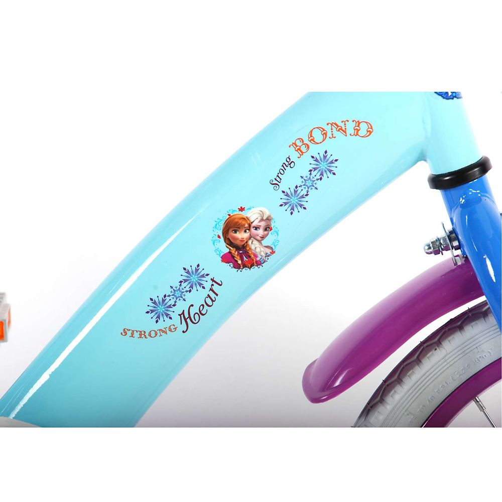 Детски велосипед с помощни колела Дисни Frozen, 16 инча