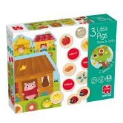 Трите прасенца - Мемо и Лото за най-малките