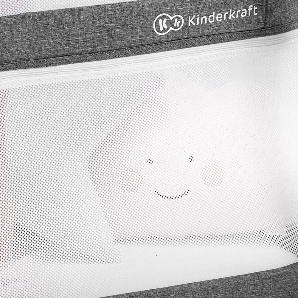Бебешка кошара Sofi, 4 в 1, сива
