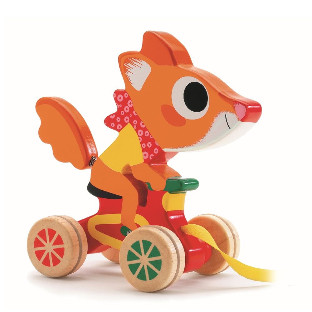 Djeco, Играчка за дърпане, Лисичка
