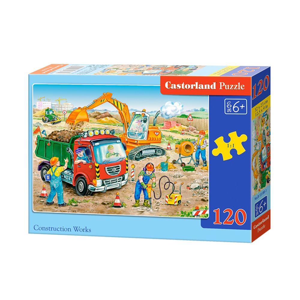 Castorland, Строителство, пъзел 120 части