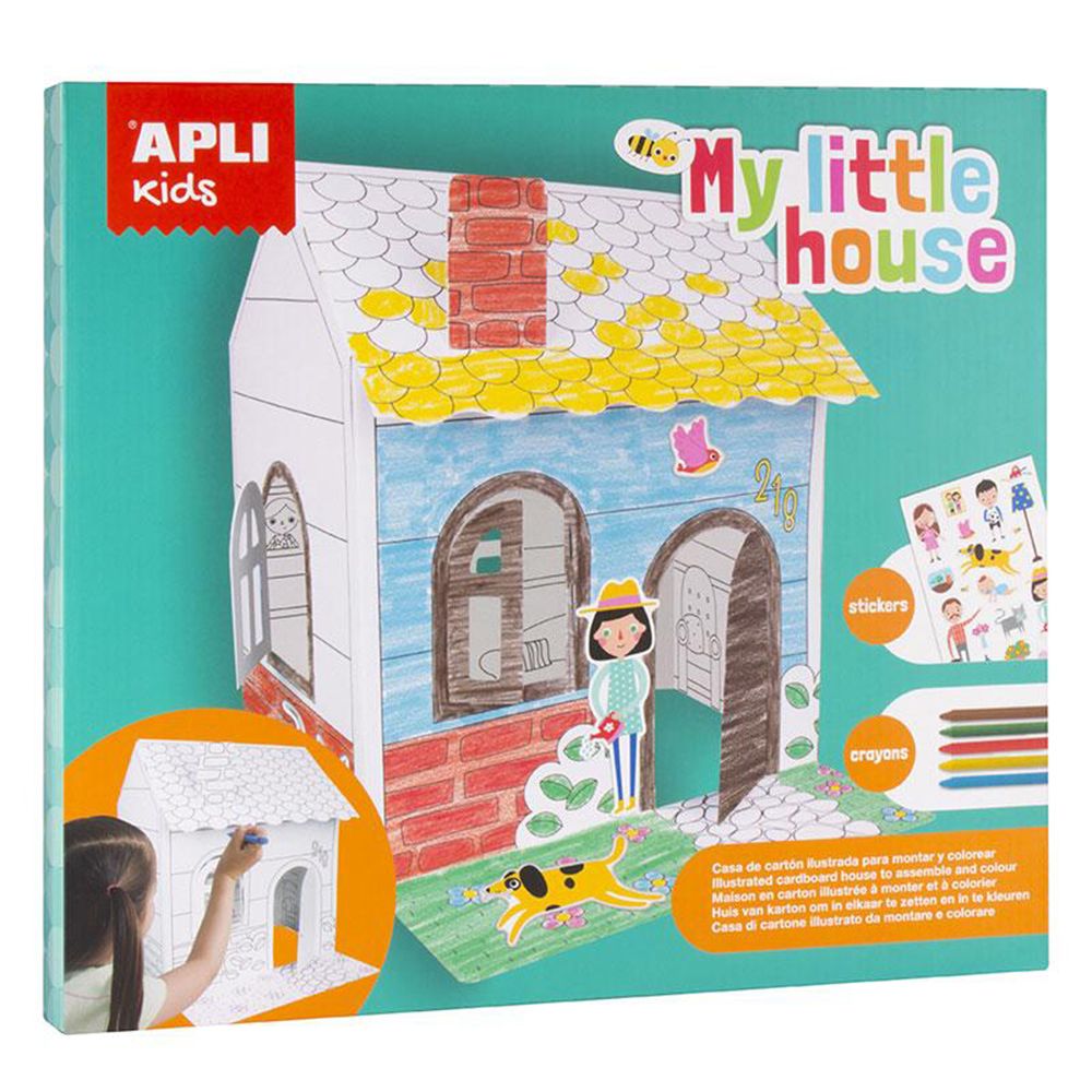Apli kids, Оцвети и построй своя 3D дом