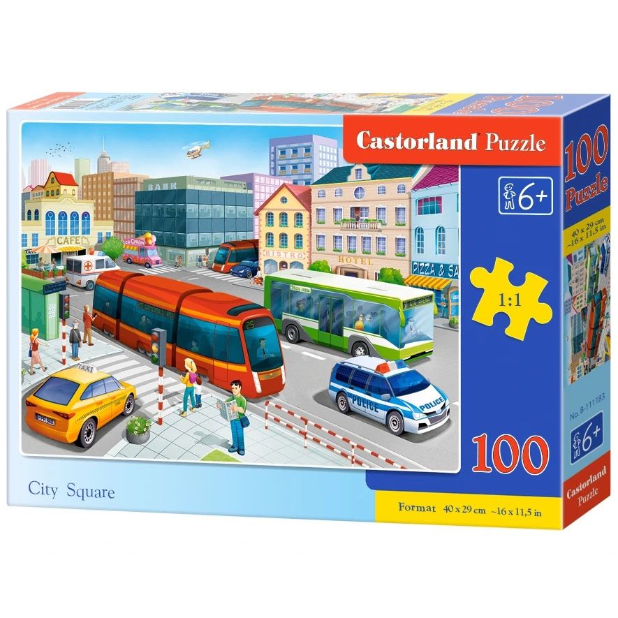 Castorland, На улицата, пъзел 100 части