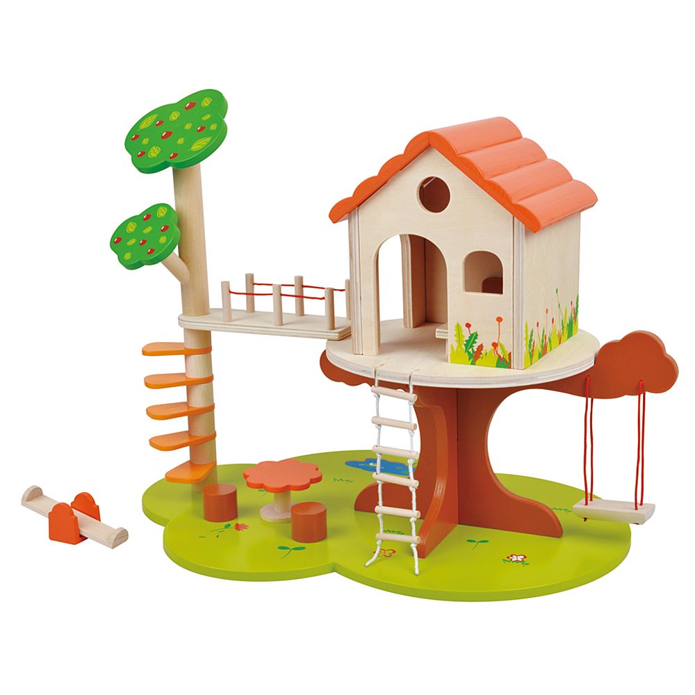 Lelin Toys, Детска дървена къща, на дърво