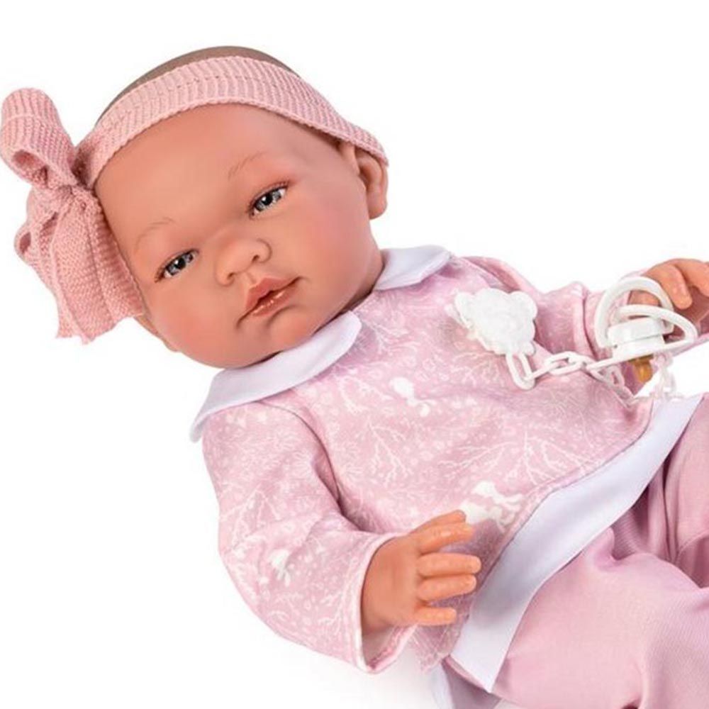 Кукла-бебе Мария, с розово костюмче