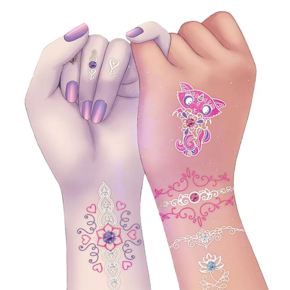 Блестящ творчески комплект за тяло, с татуировки