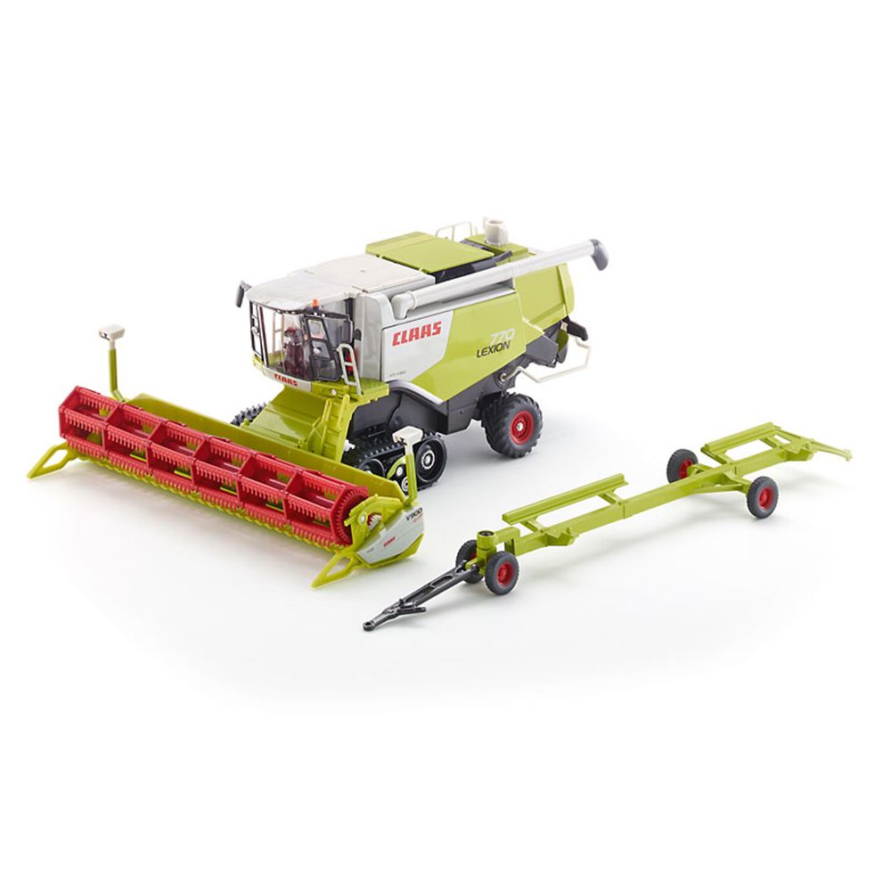 Комбайн Claas Lexion с ремарке