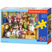 Игриви домашни любимци, пъзел 60 части