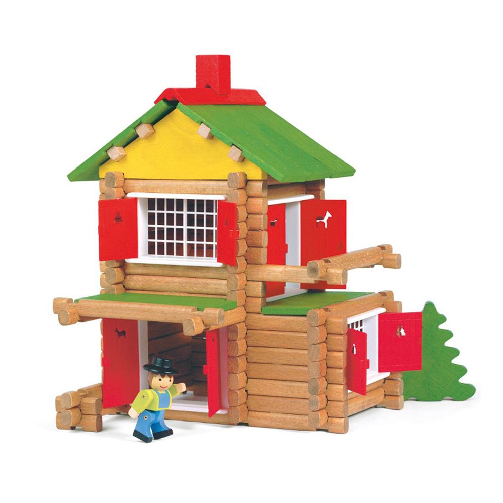 Дървен конструктор къща